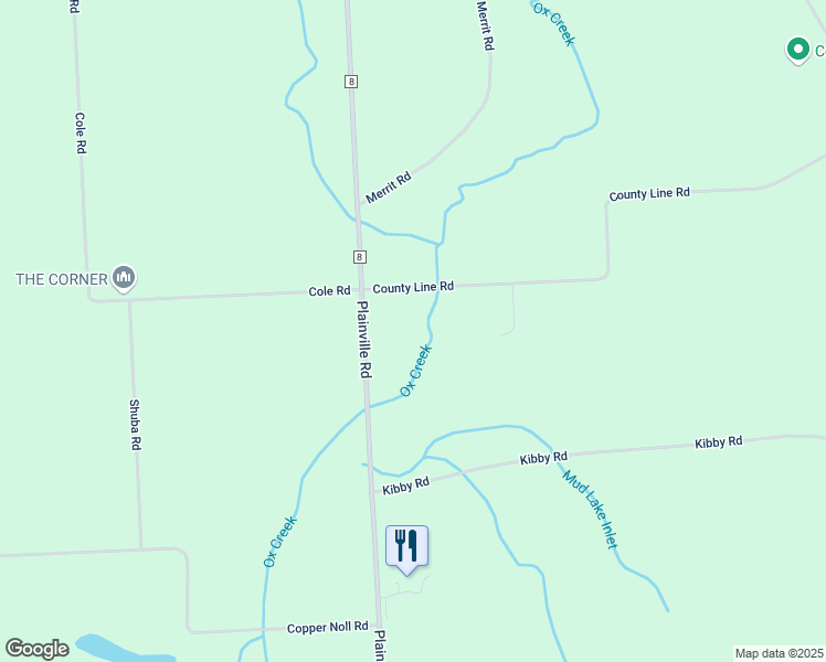 map of restaurants, bars, coffee shops, grocery stores, and more near 1391 County Line Rd in Fulton