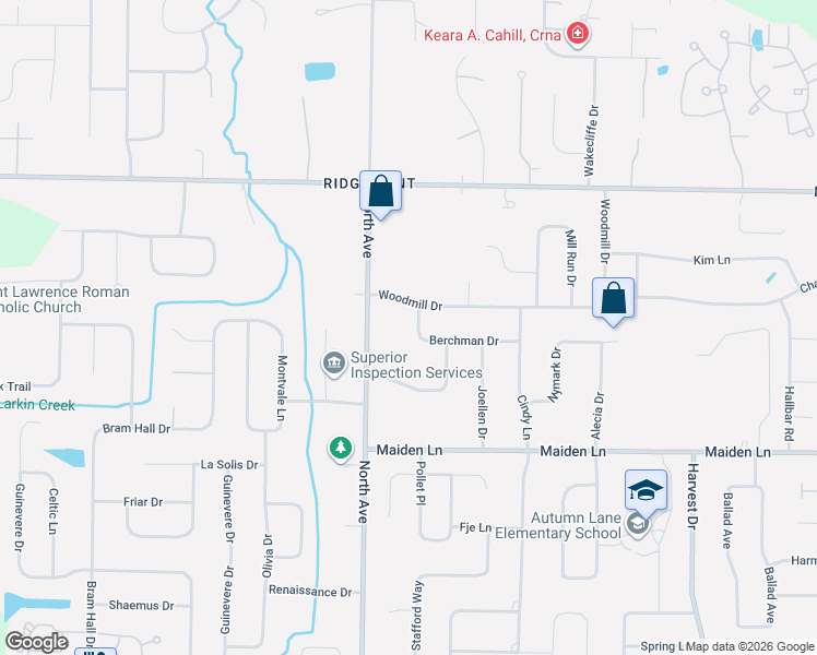 map of restaurants, bars, coffee shops, grocery stores, and more near 113 Berchman Drive in Rochester