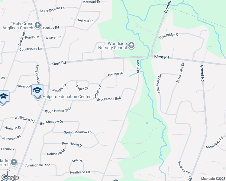 map of restaurants, bars, coffee shops, grocery stores, and more near 609 Brookstone Bend in Webster