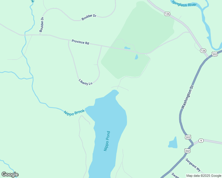 map of restaurants, bars, coffee shops, grocery stores, and more near 23 Bailey Way in Barrington
