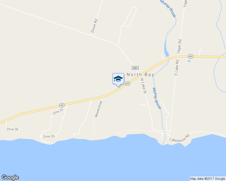 map of restaurants, bars, coffee shops, grocery stores, and more near 2037 Highway 49 in North Bay