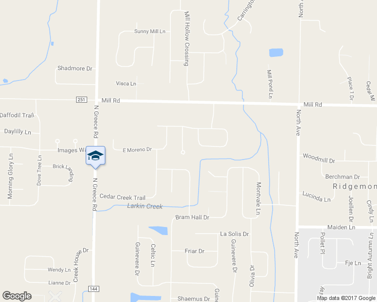 map of restaurants, bars, coffee shops, grocery stores, and more near 83 Saint Elias Circle in Rochester
