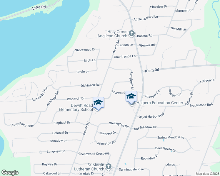 map of restaurants, bars, coffee shops, grocery stores, and more near 420 Thrushwood Lane in Webster