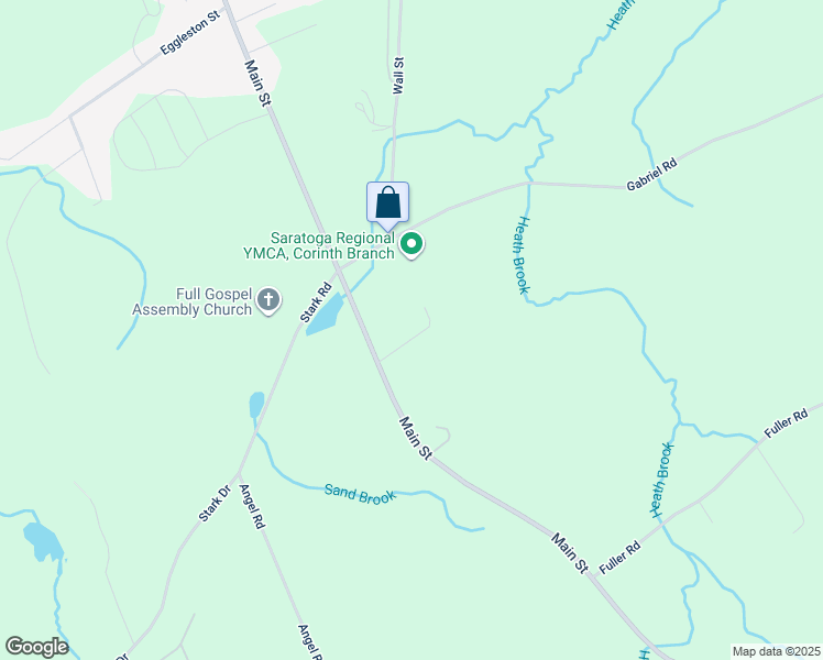 map of restaurants, bars, coffee shops, grocery stores, and more near 11 Loughran Drive in Corinth