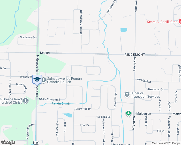 map of restaurants, bars, coffee shops, grocery stores, and more near 158 Rumford Road in Rochester