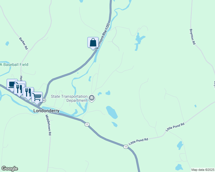 map of restaurants, bars, coffee shops, grocery stores, and more near 332 Derrywoods Road in Londonderry