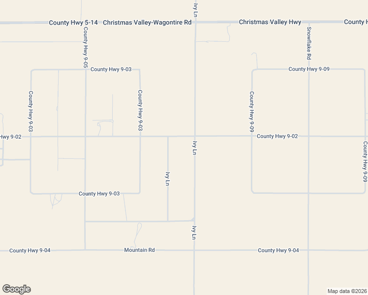 map of restaurants, bars, coffee shops, grocery stores, and more near 56952 Ivy Lane in Christmas Valley