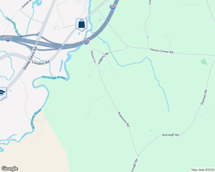 map of restaurants, bars, coffee shops, grocery stores, and more near 761 Robinson Road in Pembroke