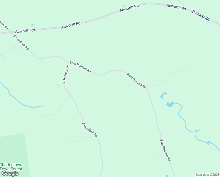 map of restaurants, bars, coffee shops, grocery stores, and more near 216 Sam Putnam Road in Charlestown