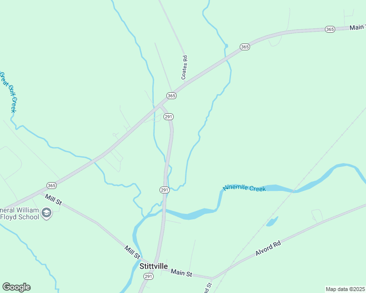 map of restaurants, bars, coffee shops, grocery stores, and more near 7620 New York 291 in Stittville