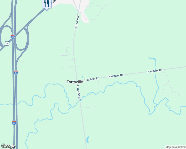 map of restaurants, bars, coffee shops, grocery stores, and more near 200 Hatchery Road in Gansevoort
