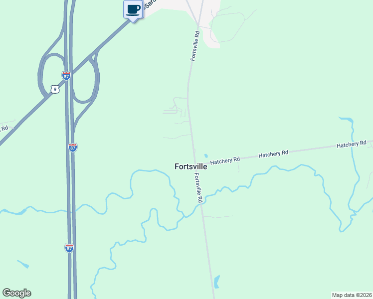 map of restaurants, bars, coffee shops, grocery stores, and more near 403 Fortsville Road in Gansevoort