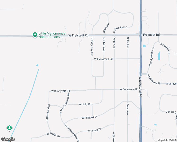 map of restaurants, bars, coffee shops, grocery stores, and more near 11737 North Ridgeway Avenue in Mequon