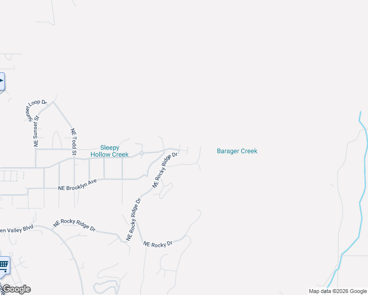 map of restaurants, bars, coffee shops, grocery stores, and more near 1810 Northeast Alameda Avenue in Roseburg