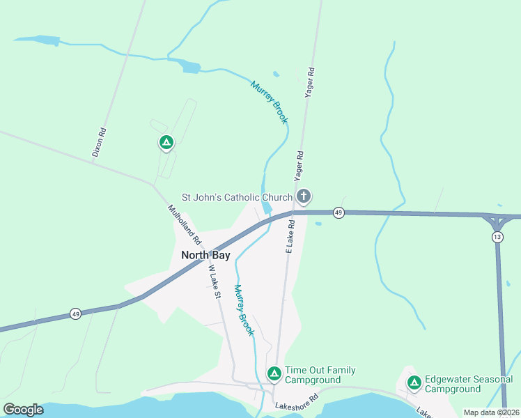 map of restaurants, bars, coffee shops, grocery stores, and more near 2148-2156 Highway 49 in Blossvale