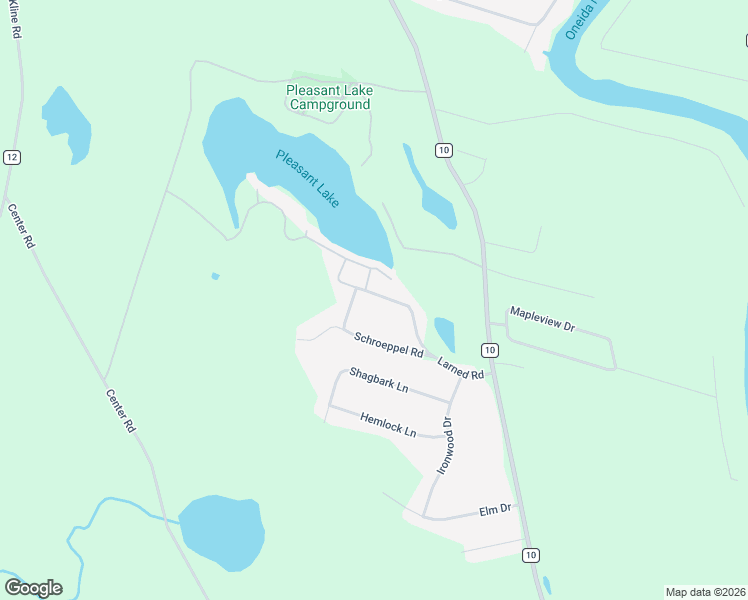 map of restaurants, bars, coffee shops, grocery stores, and more near 134 Barton Road in Pennellville