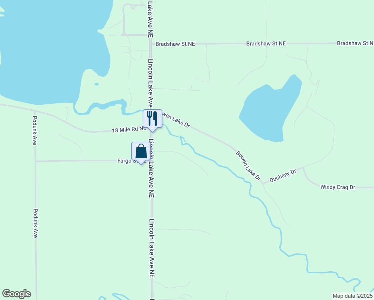 12923 Riverview Drive, Gowen MI Walk Score