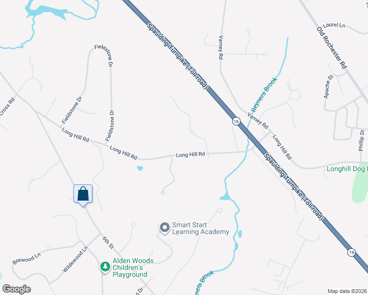 map of restaurants, bars, coffee shops, grocery stores, and more near 215 Long Hill Road in Dover