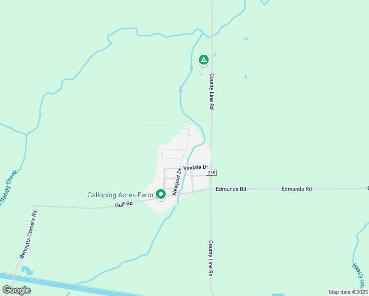 map of restaurants, bars, coffee shops, grocery stores, and more near 39 Skyline Circle in Brockport