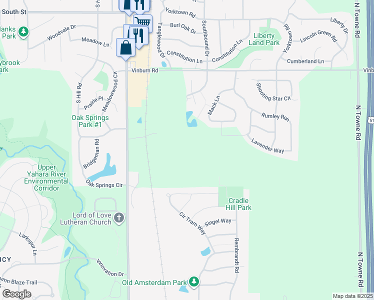 map of restaurants, bars, coffee shops, grocery stores, and more near 901 Star Gazer Drive in DeForest