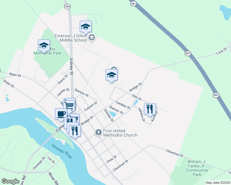 map of restaurants, bars, coffee shops, grocery stores, and more near 27 Homestead Avenue in Phoenix