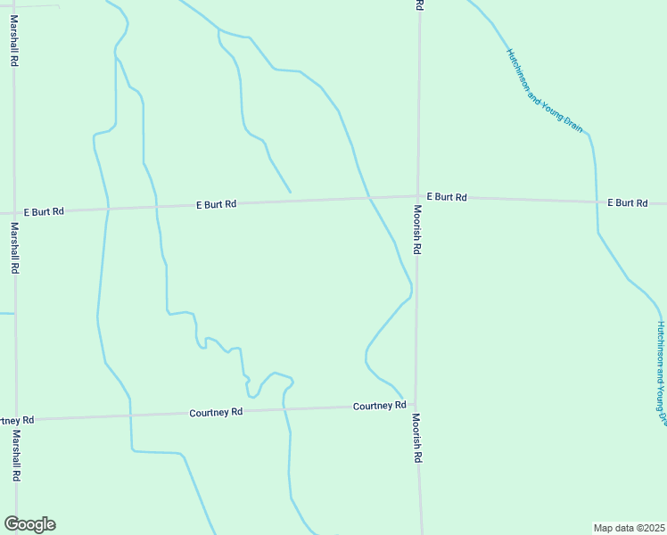 map of restaurants, bars, coffee shops, grocery stores, and more near 5826 East Burt Road in Birch Run