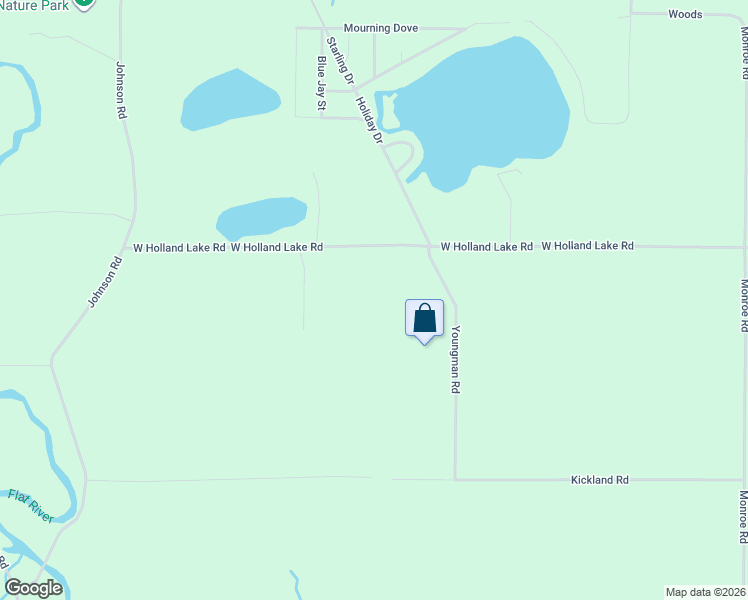 map of restaurants, bars, coffee shops, grocery stores, and more near 10837 West Holland Lake Road in Greenville
