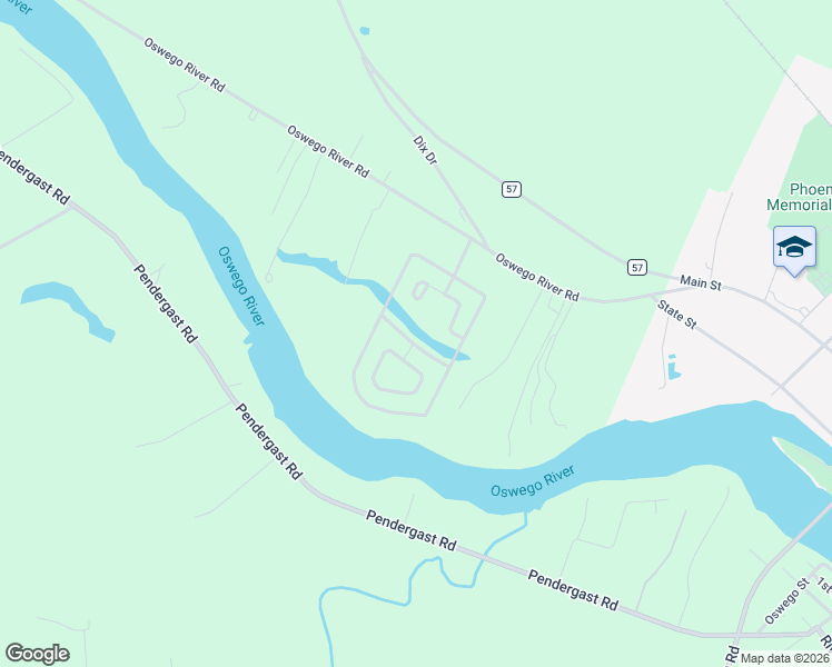 map of restaurants, bars, coffee shops, grocery stores, and more near 97 Oswego River Road in Phoenix