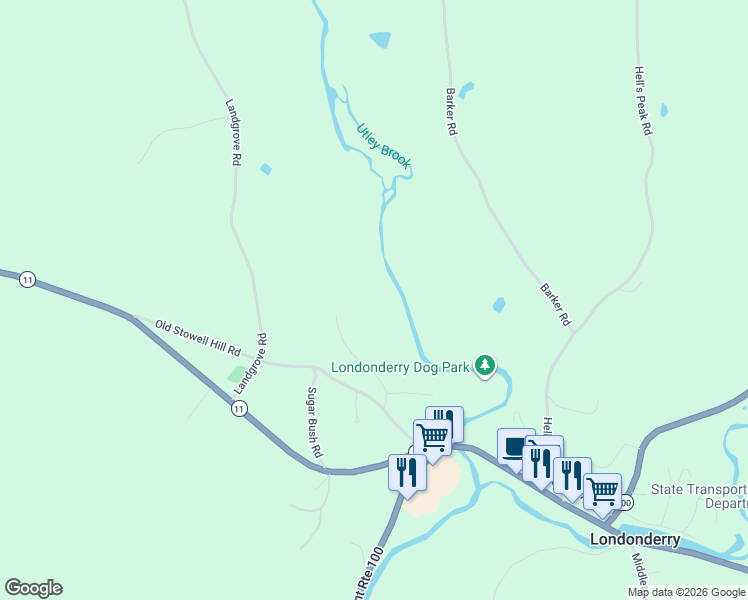 map of restaurants, bars, coffee shops, grocery stores, and more near in Londonderry