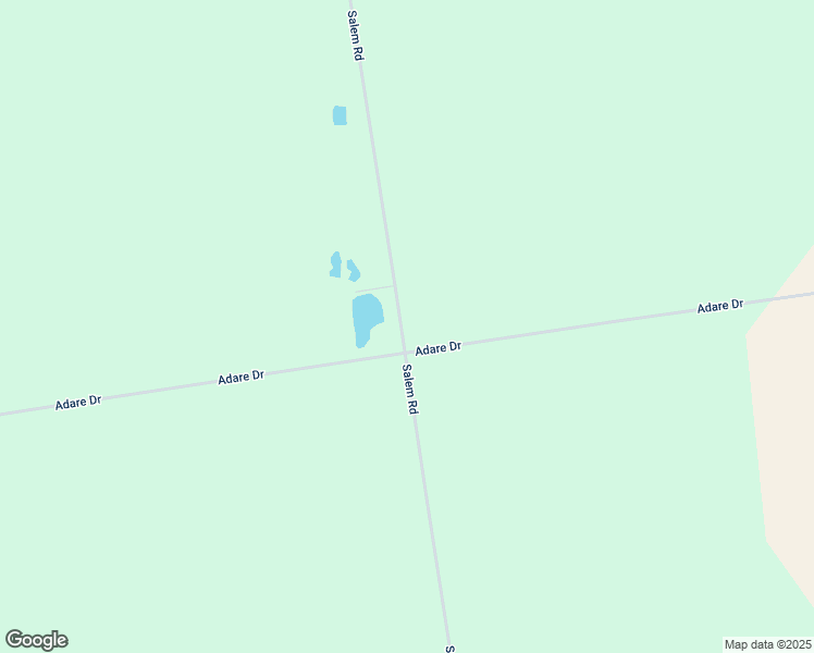 map of restaurants, bars, coffee shops, grocery stores, and more near 35448 Salem Road in Parkhill