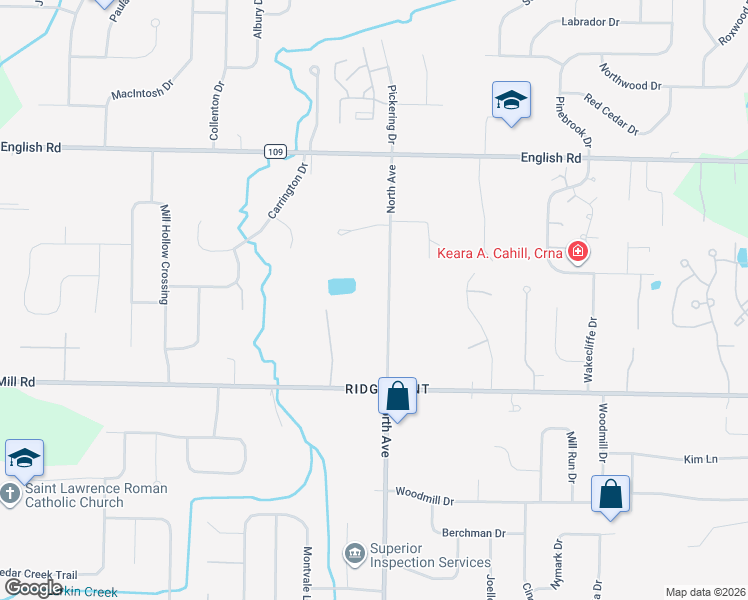 map of restaurants, bars, coffee shops, grocery stores, and more near 63 North Avenue in Rochester