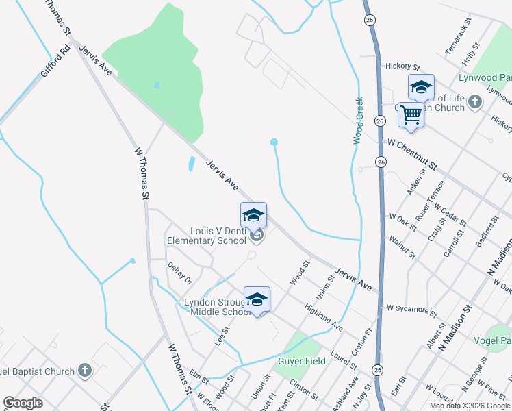 map of restaurants, bars, coffee shops, grocery stores, and more near 1210 Jervis Avenue in Rome