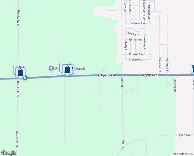 map of restaurants, bars, coffee shops, grocery stores, and more near 4505 Apple Avenue in Muskegon
