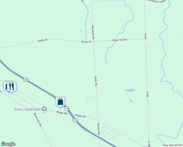 map of restaurants, bars, coffee shops, grocery stores, and more near 6393 Laurel Drive in Sodus