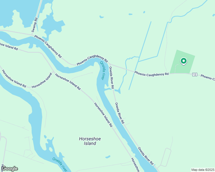 map of restaurants, bars, coffee shops, grocery stores, and more near 591 Oneida River Road in Pennellville