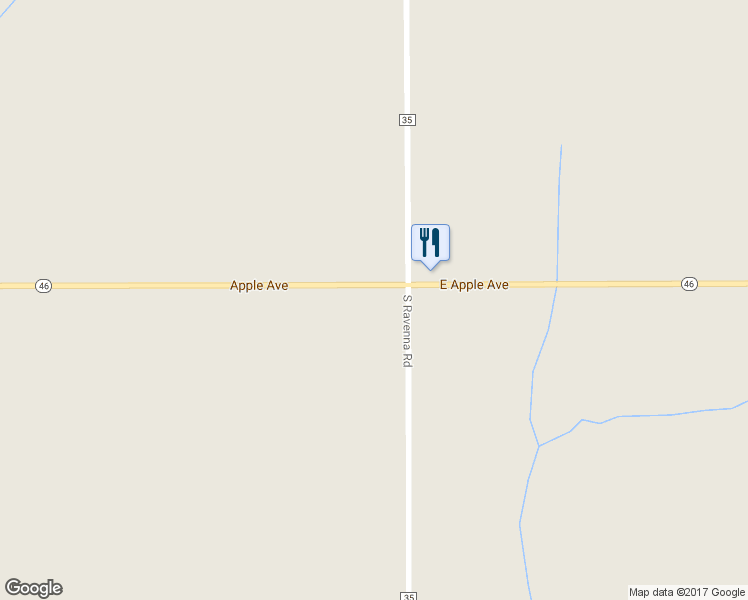 map of restaurants, bars, coffee shops, grocery stores, and more near 11973 Apple Avenue in Ravenna