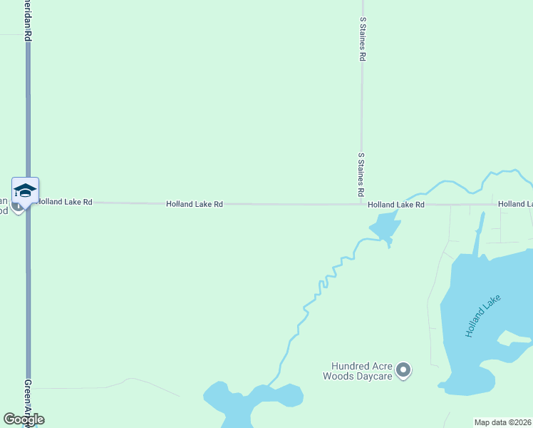 map of restaurants, bars, coffee shops, grocery stores, and more near 704 Holland Lake Road in Sheridan