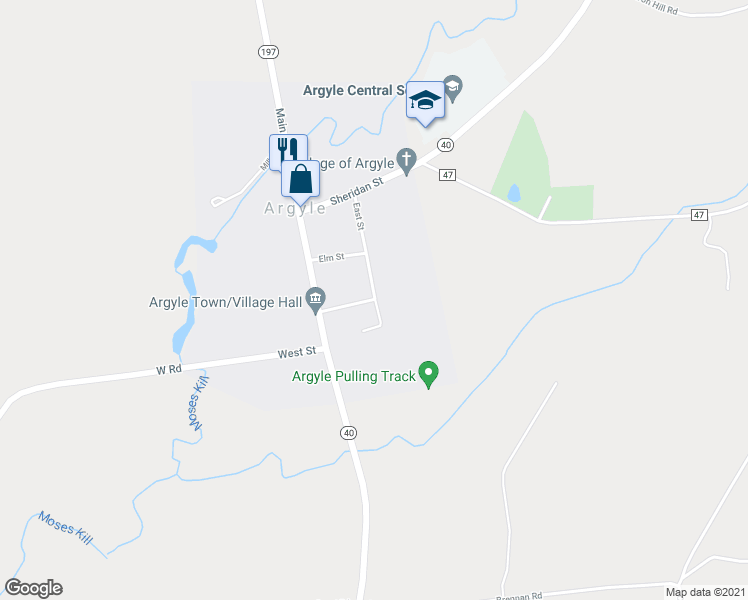 map of restaurants, bars, coffee shops, grocery stores, and more near 2 Barkley Avenue in Argyle