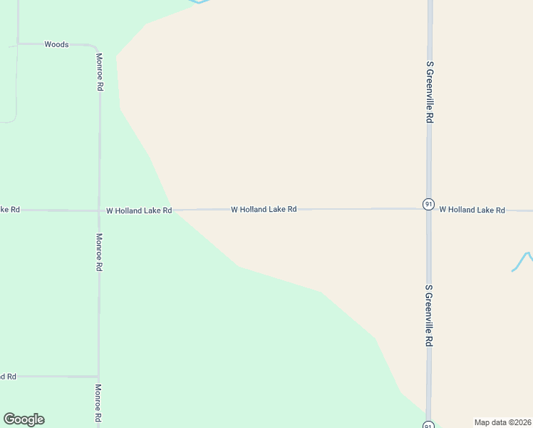 map of restaurants, bars, coffee shops, grocery stores, and more near 9477 West Holland Lake Road in Greenville