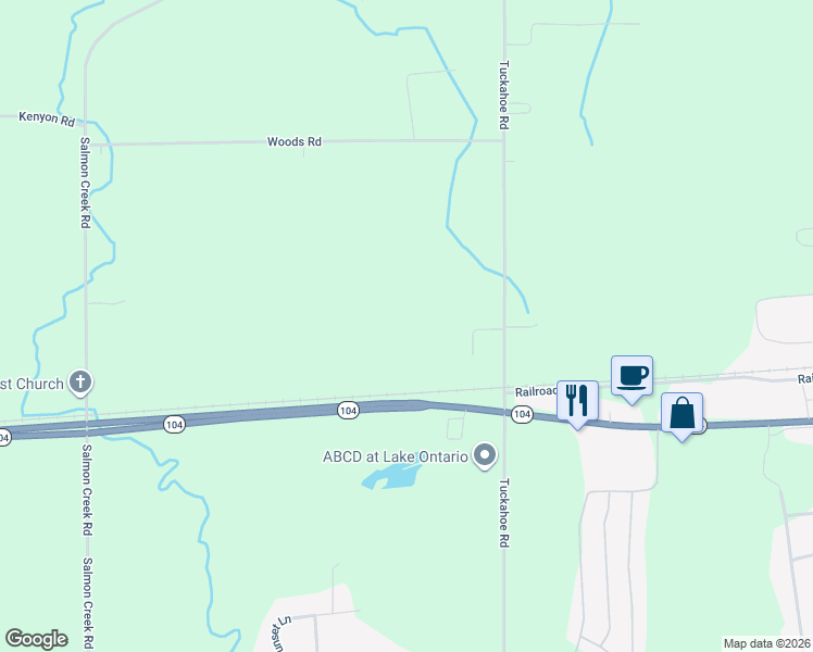 map of restaurants, bars, coffee shops, grocery stores, and more near 6519 Tuckahoe Road in Williamson