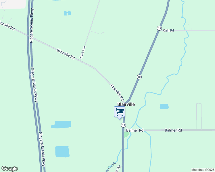 map of restaurants, bars, coffee shops, grocery stores, and more near 762 Blairville Rd in Youngstown