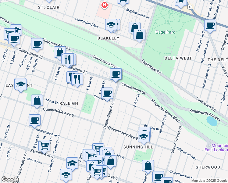 334 Upper Gage Avenue, Hamilton ON Walk Score