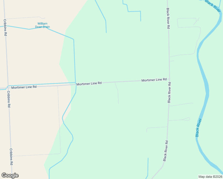map of restaurants, bars, coffee shops, grocery stores, and more near 4288-4396 Mortimer Line Road in Croswell