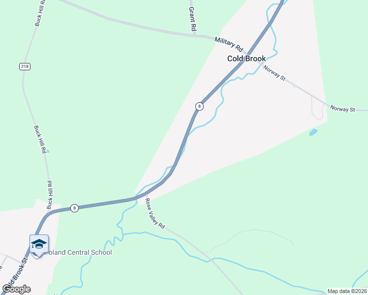 map of restaurants, bars, coffee shops, grocery stores, and more near 318 Main Street in Cold Brook