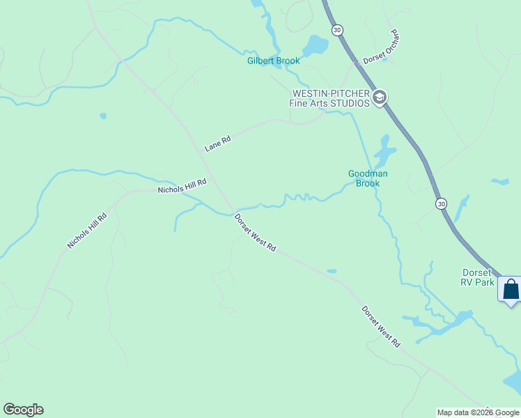 map of restaurants, bars, coffee shops, grocery stores, and more near 1812 Dorset West Road in Dorset