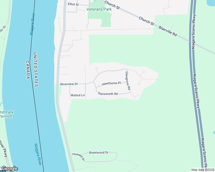 map of restaurants, bars, coffee shops, grocery stores, and more near 400 Hawthorne Place in Youngstown