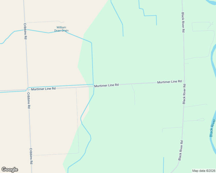 map of restaurants, bars, coffee shops, grocery stores, and more near 4288 Mortimer Line Road in Croswell
