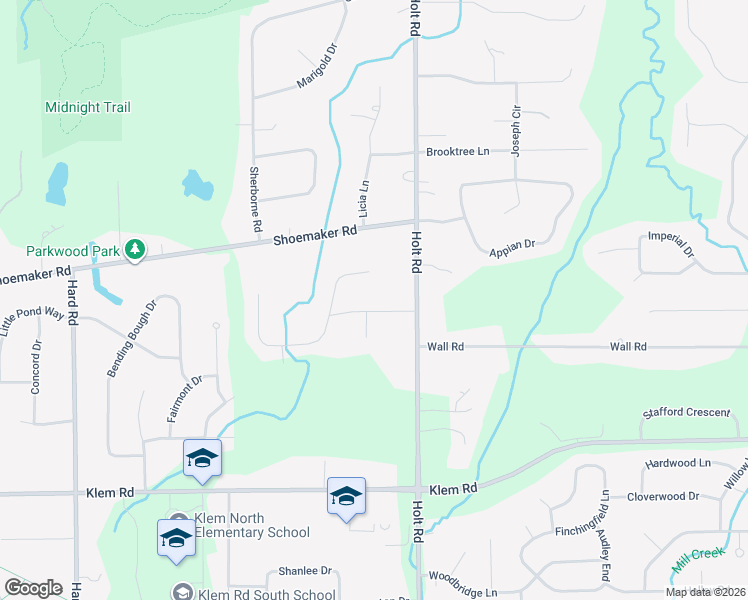 map of restaurants, bars, coffee shops, grocery stores, and more near 1109 Nestwood Lane in Webster
