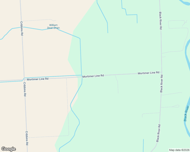 map of restaurants, bars, coffee shops, grocery stores, and more near 4288 Mortimer Line Rd in Croswell