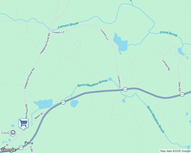 map of restaurants, bars, coffee shops, grocery stores, and more near 199 Cedar Lane in Peru